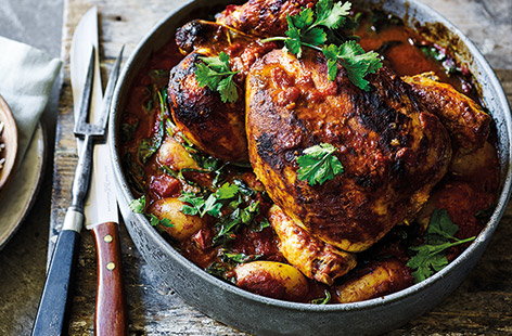 Bombay chicken one-pot roast