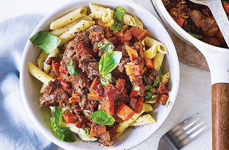 Chicken liver and tomato ragu