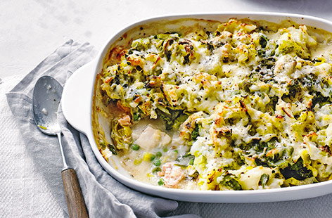 Colcannon fish pie