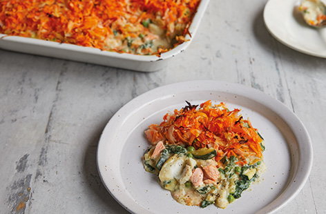 Hearty, creamy and super-satisfying, this flavoursome fish pie is a great excuse to pack in the veg.