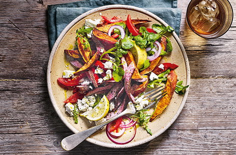 Zesty and lightly spiced, this vibrant lamb salad is a real midweek winner for two