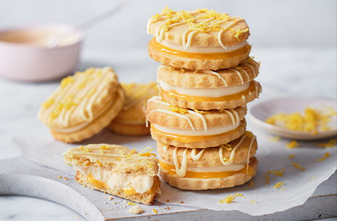 Add a floral twist to easy lemon shortbread biscuits with delicate elderflower cordial