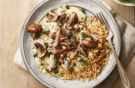 Chef Derek Sarno, director of plant-based innovation at Tesco, shows us how to bring big flavours to a vegan stroganoff