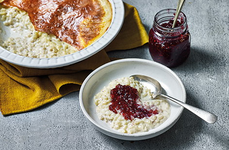 A baked rice pudding is the ultimate nostalgic comfort food. Rich and creamy with a golden top, it's simple cooking at its best. The basic recipe is incredibly easy to make – just mix and bake, then enjoy on its own or add your own toppings.