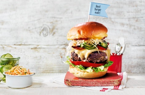 Barbecues are one of the many joys of summer - make your next one extra special with this crowd-pleasing burger.