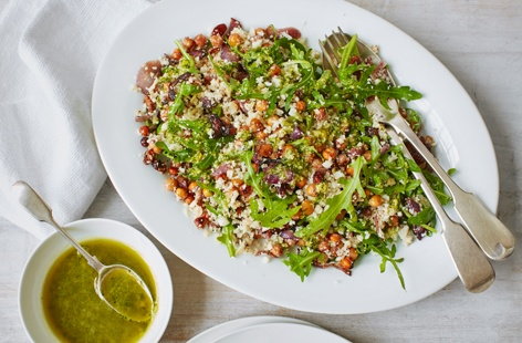 Enjoy this hearty North-African inspired salad for a filling lunch or easy dinner