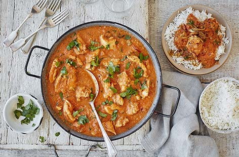 Spice up your dinnertime with this classic Indian dish. Dopiaza means ‘double onions’ and this sweet curry kicks off with a big batch of caramelised onions, to which fragrant spices and marinated chicken are added, all cooked until golden