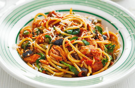 The ultimate speedy supper, this delicious take on the classic Italian pasta can be on the table in just 20 minutes and packs all of the same wonderful salty, punchy flavours