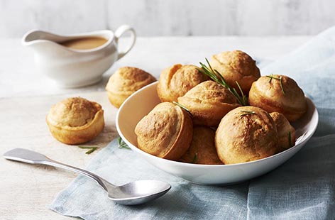 This vegan Yorkshire pudding recipe gives fluffy, golden puddings which are completely egg-free and dairy-free – a must-have for any roast dinner