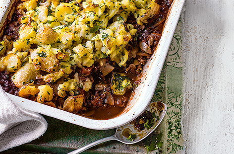 We've created a meat and dairy-free version of this absolute family favourite – everyone will love this vegan Shepherd's pie recipe