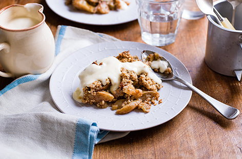 Make the most of your slow-cooker and whip up an apple crumble recipe that’s sure to be an instant family favourite. To get a perfectly crisp top, all you have to do is cook for the last 10 minutes with the lid slightly ajar