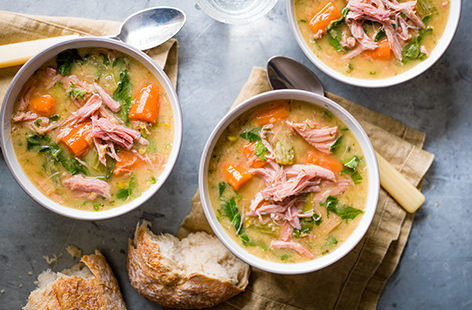 Cooked for 8 hours in a slow cooker, nothing beats a steaming bowl of hearty soup on a cold day. This delicious soup recipe cooks on low for 8 hours, so you can enjoy a busy day and come home to a fantastic food hug