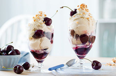 For the ultimate nostalgia trip, this cherry and chocolate fudge ice cream sundae is sure to please. There is no better dessert to serve kids and adults this summer and you can always add a splash of Amaretto for a grown-up treat.