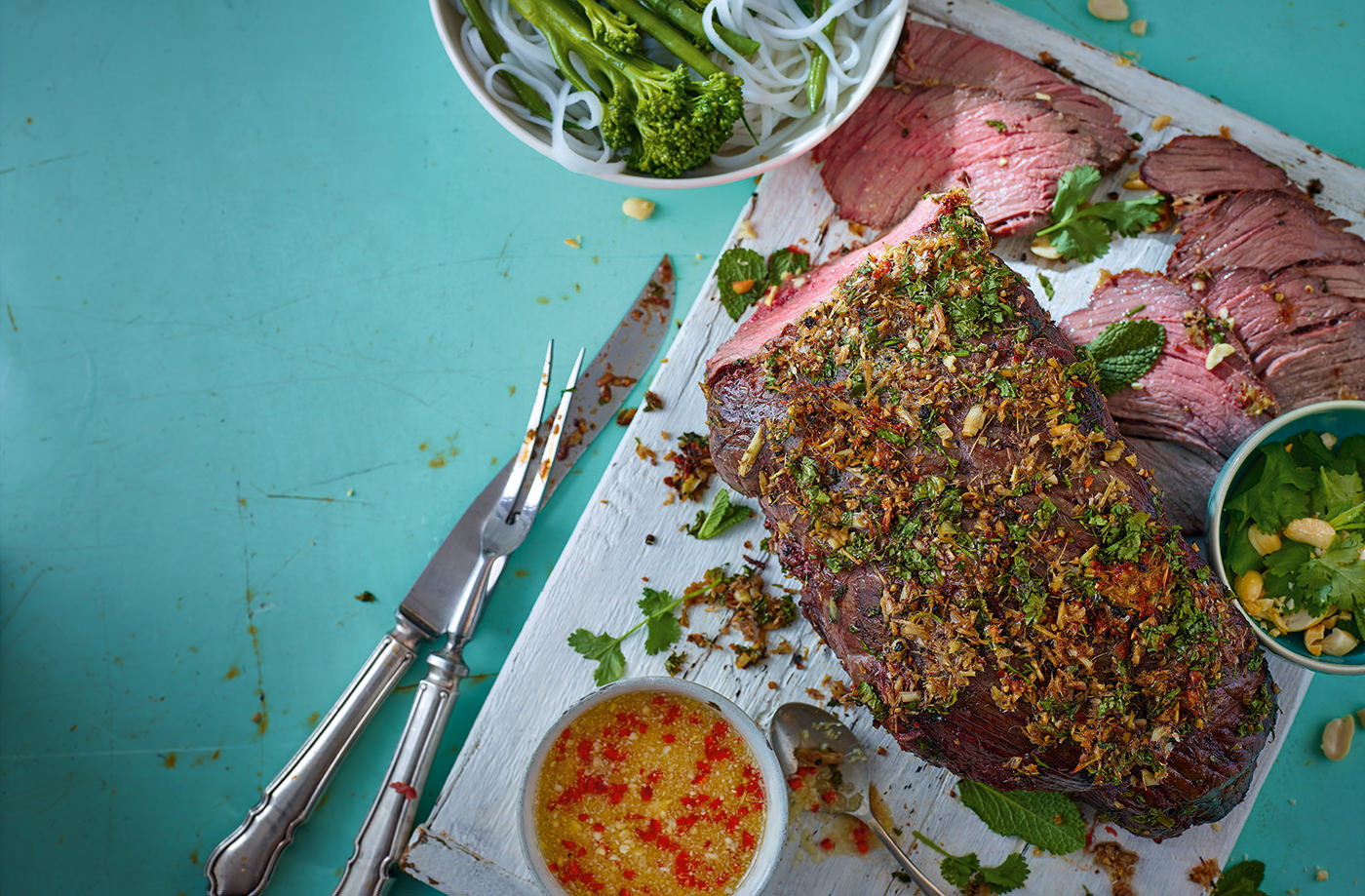 Vietnamese beef with chilli and lime dressing