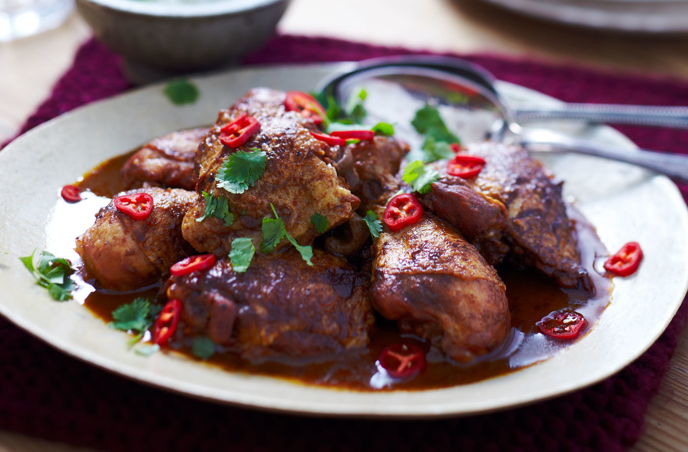 Slow-cooker Thai chicken stew recipe