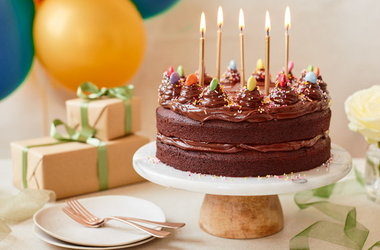 How to bake a 1-hour chocolate birthday cake