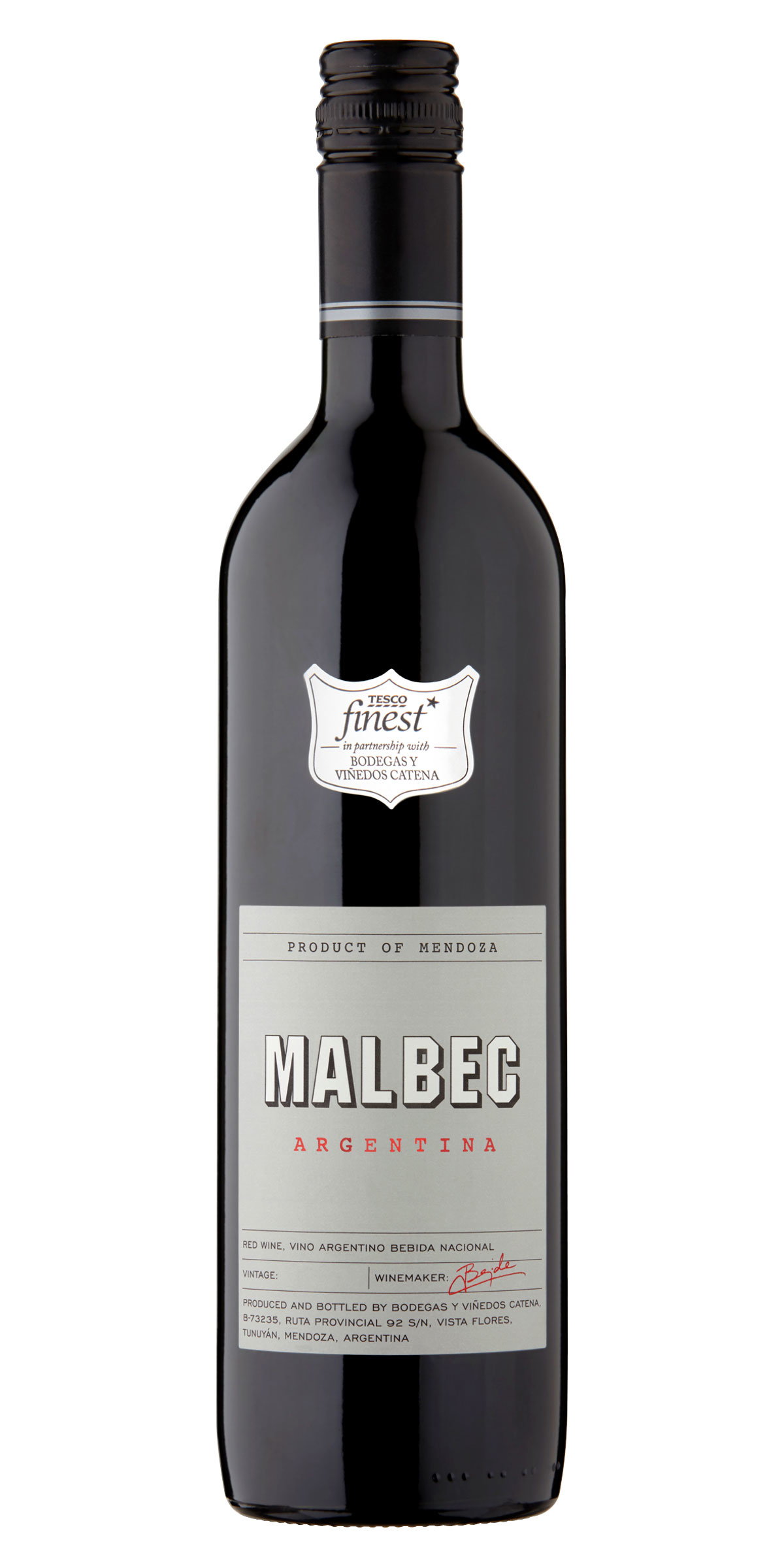 Tesco Finest Argentinian Malbec 75ClThe elegant, fruity notes of this Malbec enhance the gorgeous flavours of this steak supper