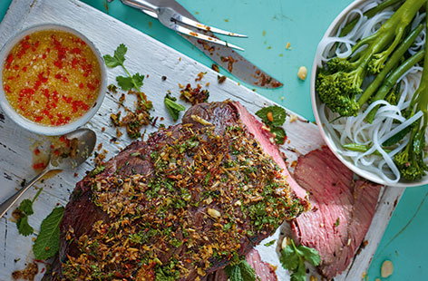 Vietnamese beef with chilli and lime dressing